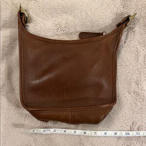 Classic Coach Brown Leather Janice Bag #9950